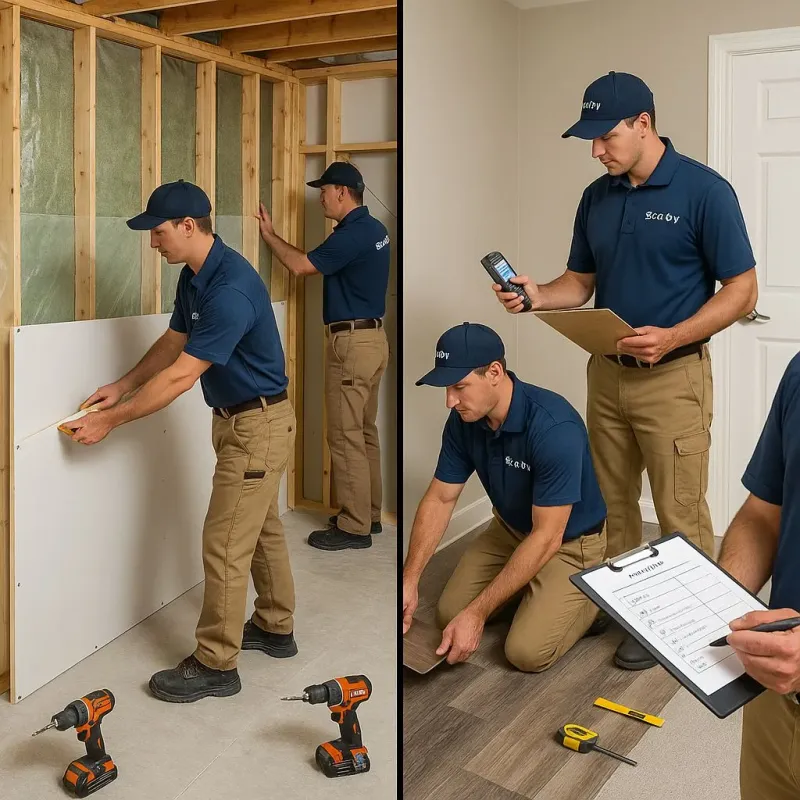 Repairs and Reconstruction process in Rockmart, GA